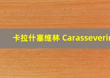 卡拉什塞维林 Carasseverin